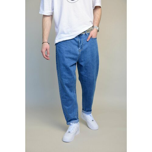 Купить Джинсы , размер 30, синий
Стильные и удобные мужские джинсы в стиле оверсайз - э...
