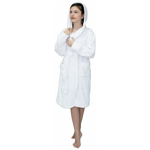 Купить Халат BIO-TEXTILES, размер 34, белый
Удобный детский махровый халат с капюшоном...