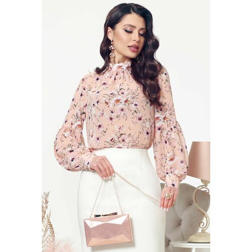 Купить Блуза DStrend, размер 48, розовый
Ультрамодная блузка с необычным рукавом и воро...