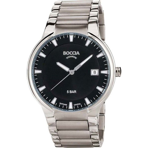 Купить Часы Boccia 3629-01
Мужские кварцевые часы. Центральные часовая, минутная и секу...