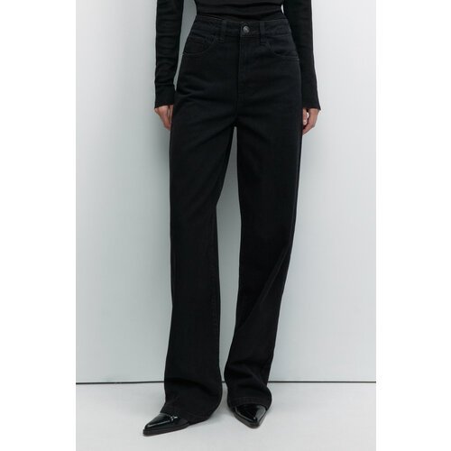 Купить Джинсы широкие Befree, размер XL/170, черный
- Широкие джинсы-трубы wide из каче...