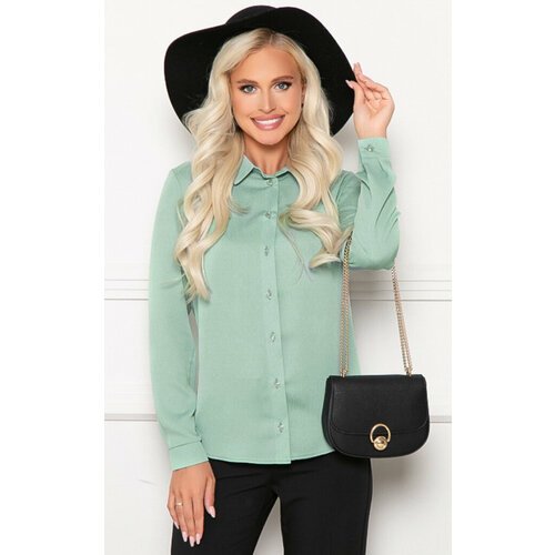 Купить Блуза , размер 54, зеленый
Симпатичная женская рубашка в мятном оттенке. Модель...