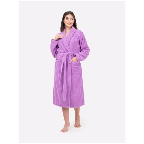 Купить Халат HappyFox, размер XL(48-50), фиолетовый
Банный махровый халат. Халат махров...