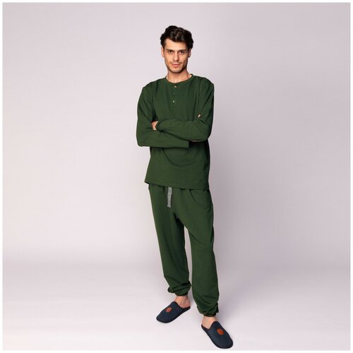 Купить Пижама Sofi De MarkO, размер L, зеленый
Трикотажная пижама Дамиан. Хлопковые пиж...