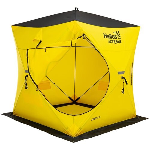 Купить Палатка трёхместная HELIOS Cube Extreme 1.8, желтый/черный
<p>В собранном виде п...