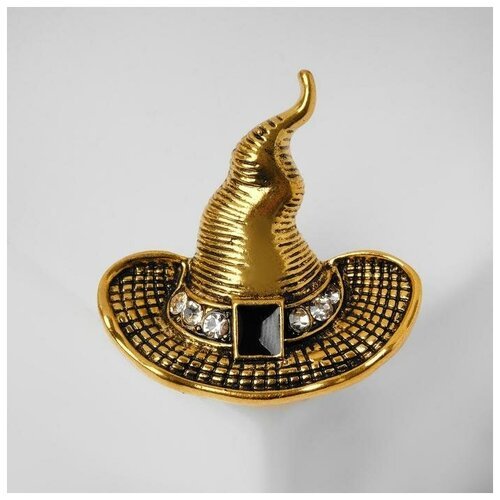 Купить Брошь Queen Fair
Брошь "Волшебная шляпа" чёрно-белый, цвет чернёное золото 

Ски...