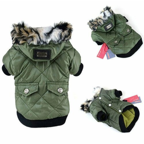 Купить "Куртка Pets" зеленая, размер L, 44х 35 х 33
Куртка Pets: стиль и комфорт для ва...