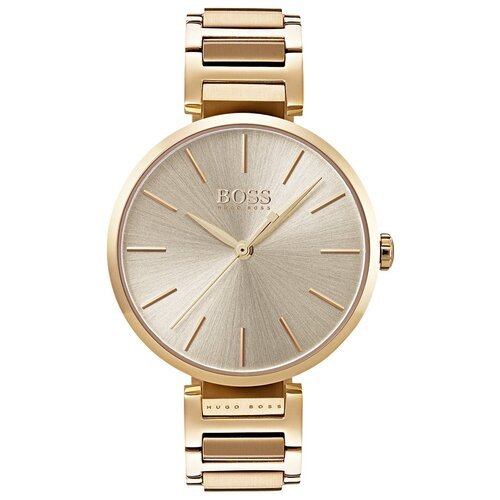 Купить Наручные часы BOSS, золотой
Женские стильные часы на стальном браслете с минерал...