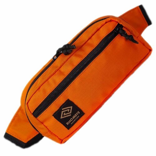 Купить Сумка поясная RHOMBYS Бомбер Bomber, фактура гладкая, оранжевый
Поясная сумка «Б...