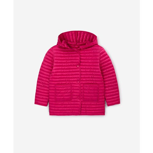 Купить Куртка Gulliver, размер 140, розовый
Тонкая стеганая куртка с капюшоном - базовы...