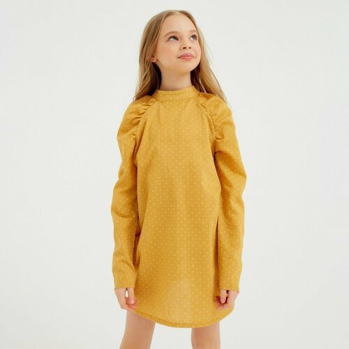 Купить Платье Minaku, размер 158, горчичный, желтый
Платье для девочки MINAKU : платель...