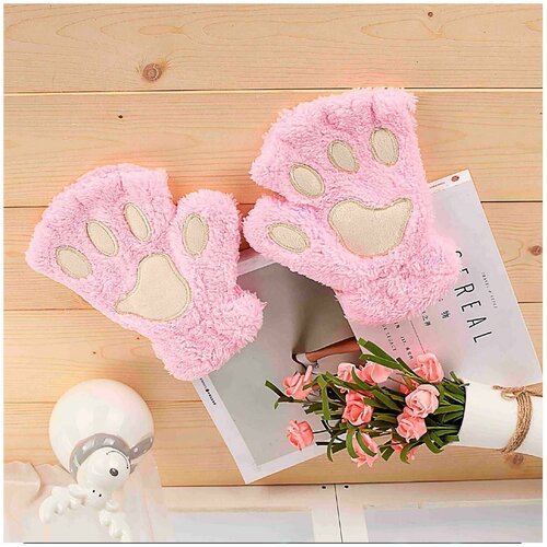 Купить Митенки LOVEROME, размер 18.5Х12, розовый
Перчатки без пальцев женские - митенки...