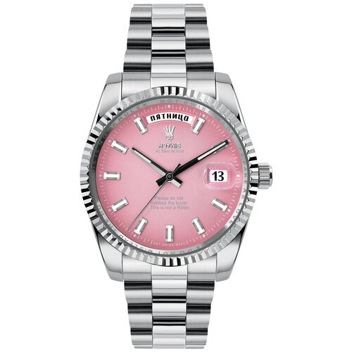 Купить Наручные часы SIMACH, розовый
Водозащита 10 bar (100 m/330 ft)Материал браслета...