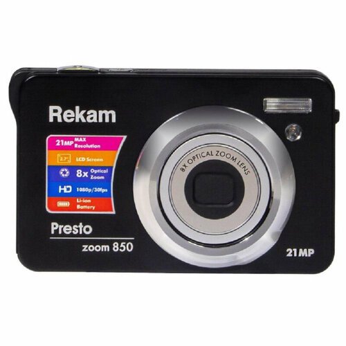 Купить Фотоаппарат Rekam Presto Zoom 850 black
Эта лёгкая и компактная фотокамера без п...