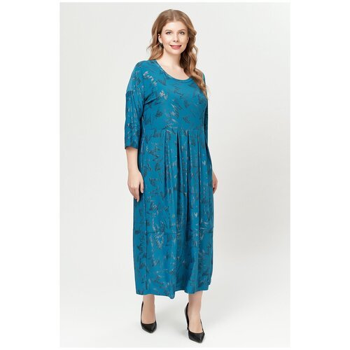 Купить Платье Olsi, размер 68, бирюзовый
Нарядное стильное платье длиной миди из тонког...