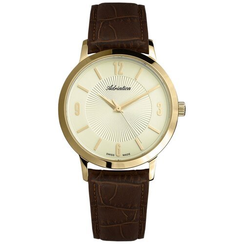 Купить Наручные часы Adriatica A1273.1251Q, золотой, коричневый
Часы мужские Adriatica...
