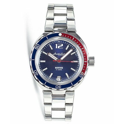 Купить Наручные часы Восток 96072А, серебряный, синий
Наручные часы Восток Амфибия Непт...