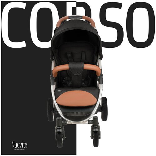 Купить Коляска детская прогулочная Nuovita Corso, складная, для путешествий, всесезонна...