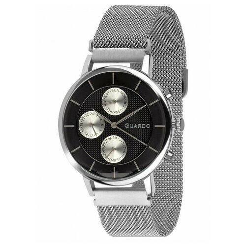 Купить Наручные часы Guardo Premium, серебряный, черный
Часы Guardo Premium GR12015-1 б...