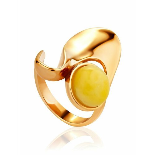 Купить Кольцо, янтарь, безразмерное, золотой, бежевый
Яркое и эффектное кольцо из с пой...