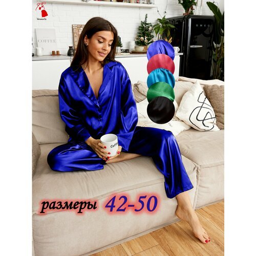 Купить Пижама VERAMARTIE, размер M, синий
Женская пижама со штанами - это стильный и ко...