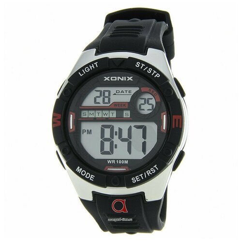 Купить Наручные часы XONIX
Спортивные часы XONIX<br>Водная защита: 100М, 10 ATM Японски...