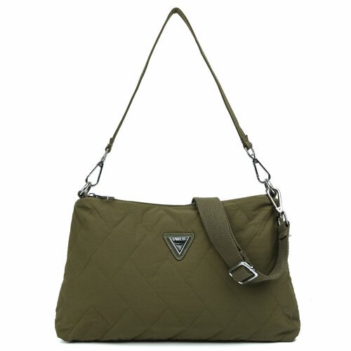 Купить Сумка кросс-боди FABRETTI Y2308-46, фактура стеганая, зеленый
Текстильная сумка...