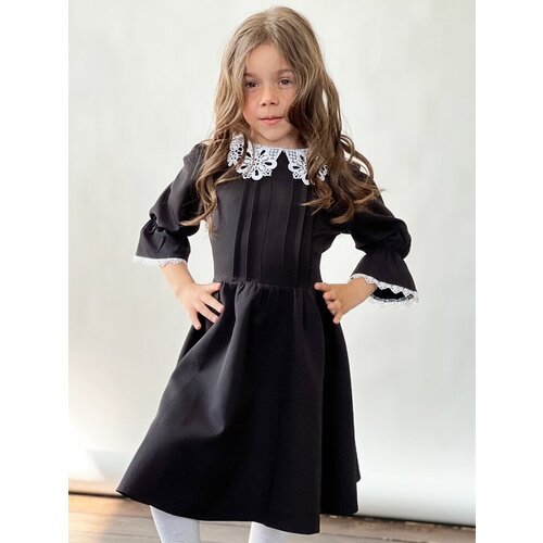 Купить Школьное платье Бушон, размер 146-152, черный
Платье для девочки школьное бушон...