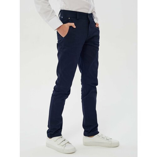 Купить Брюки , размер 128/64, синий
Школьные брюки насыщенно темно-синего цвета от росс...