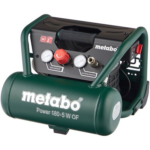 Купить Компрессор безмасляный Metabo Power 180-5 W OF, 5 л, 1.1 кВт
Компрессор Metabo P...