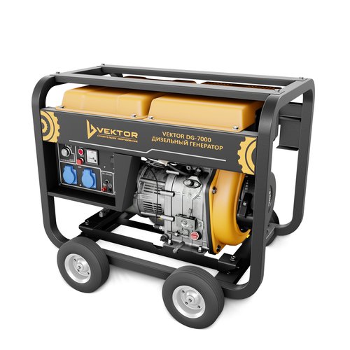 Купить Дизельный генератор Vektor DG-7000
Модель DG-7000<br>Номинальная мощность, кВт 7...
