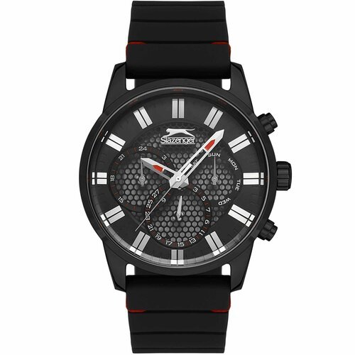 Купить Наручные часы Slazenger, черный
Механизм: Кварцевый<br><br>Водозащита: WR 50 (5...