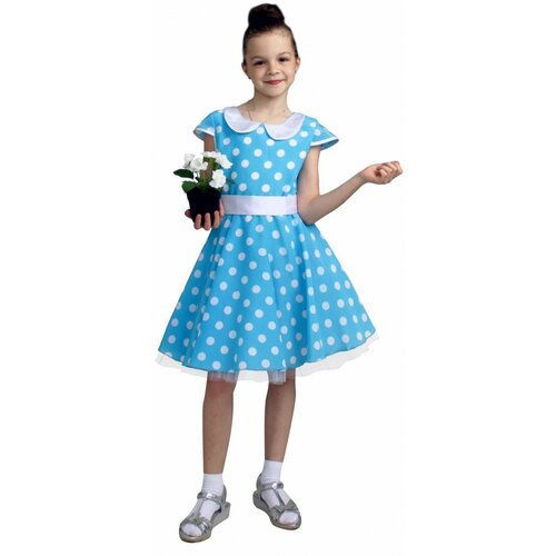 Купить Детское платье стиляги FeiX-03
Детское платье стиляги включает в себя голубое пл...
