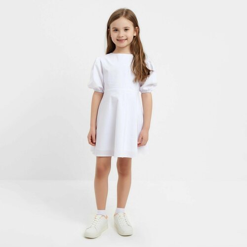 Купить Платье Minaku, размер 30, белый, черный
Платье для девочки MINAKU : хлопковая тк...