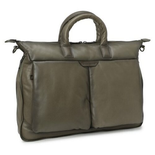 Купить Сумка Officine creative, фактура гладкая, серый, зеленый
Мужская сумка для ноутб...