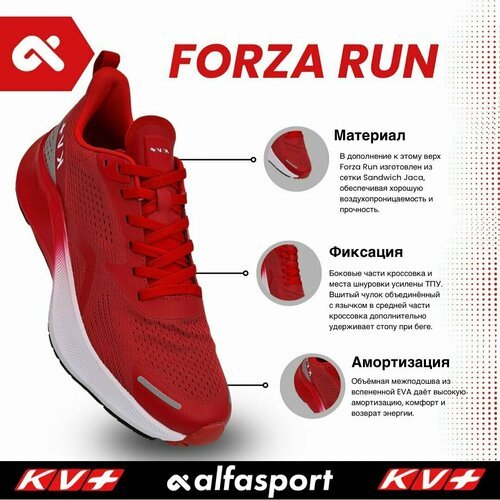 Купить Кроссовки KV+, размер EU 39, белый, красный
Кроссовки KV+ Forza Run 23YL2202 - э...