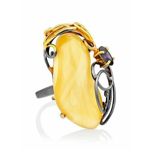 Купить Кольцо, янтарь, безразмерное, мультиколор
Роскошное кольцо «Версаль» с натуральн...