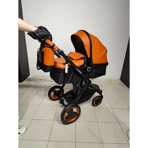 Купить Детская коляска 3в1 Luxmom X6 Caramel для новоржденных, всесезонная
Новая модель...