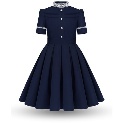 Купить Школьное платье Alisia Fiori, размер 140/146, синий, белый
Идеально соответствуе...