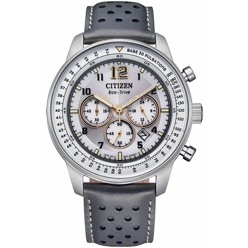 Купить Наручные часы CITIZEN CA4500-24H, серый, серебряный
Кварцевый хронограф с окошко...