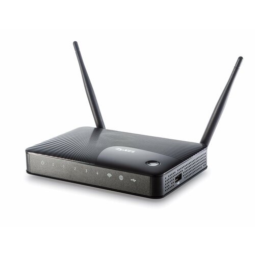 Купить Беспроводной интернет-роутер ZyXEL Keenetic VIVA (Wi-Fi 802.11n 300 Мбит/с, комм...