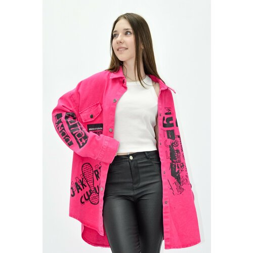 Купить Джинсовая куртка Tango Plus, размер onesize, розовый, фуксия
Шикарная, яркая джи...