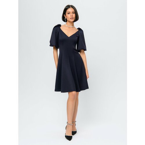 Купить Платье 1001dress, размер XXL, синий
Нарядное эффектное приталенное платье с пышн...