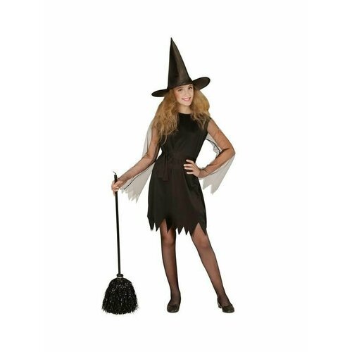 Купить Костюм карнавальный, Весёлая затея, Ведьма
Детский костюм Ведьмы — это черное пл...