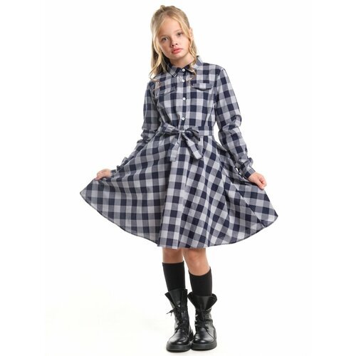 Купить Платье Mini Maxi, размер 128, серый, синий
Платье для девочек Mini Maxi, модель...