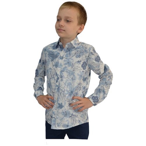 Купить Лонгслив TUGI, размер 92, серый, голубой
Рубашка школьная с длинным рукавом для...