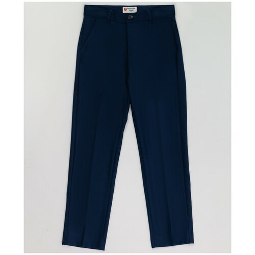 Купить Брюки Button Blue, размер 146, синий
Комфортные брюки базовой модели - основа га...