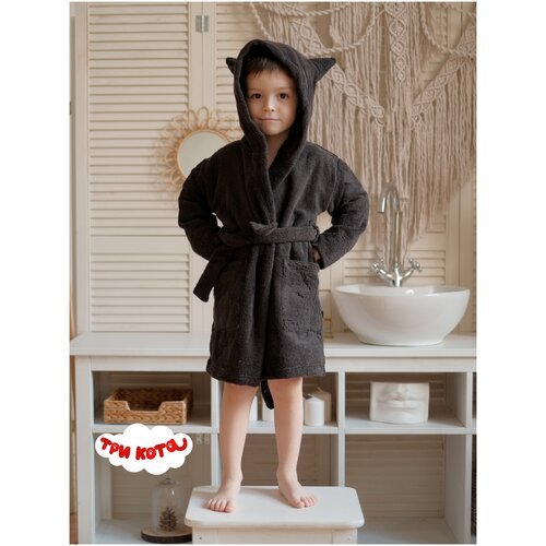 Купить Халат , размер 5-6 л, черный
Детский махровый халат в виде любимого героя из м/с...