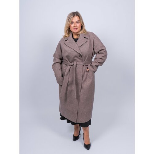 Купить Пальто , размер 58, коричневый
Стильное длинное женское демисезонное пальто прем...