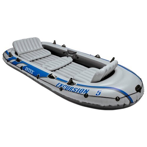 Купить Надувная лодка Intex Excursion-5 Set (68325) серый
Пятиместная надувная лодка Ин...